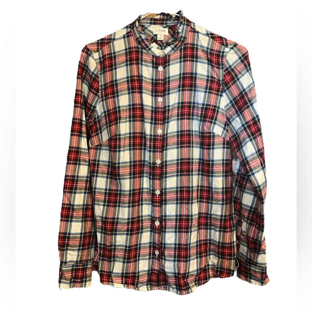 J.Crew plaid flannel shirt